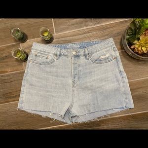 Wild Fable Hogh Rise Denim Shorts 4 Button Size 12